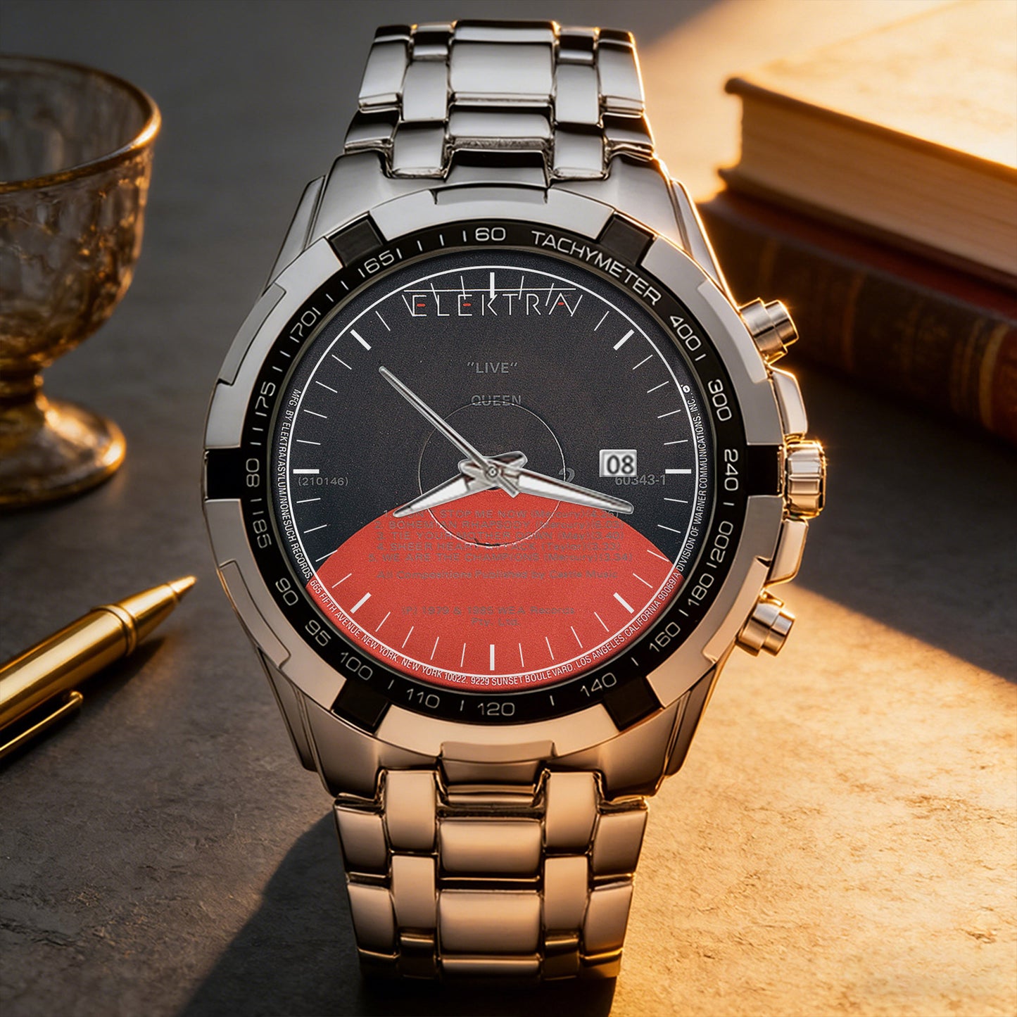 Queen Albums Collection Watch - Multiple Classic Album Designs Available