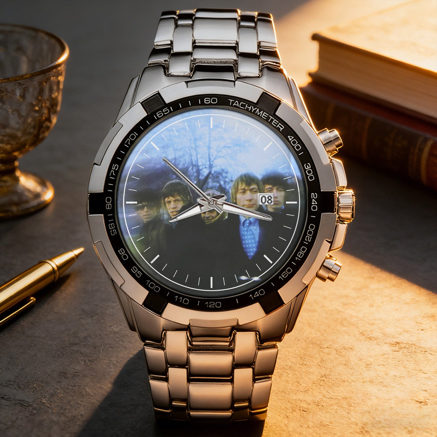 The Rolling Stones Albums Collection Watch - Multiple Classic Album Designs Available