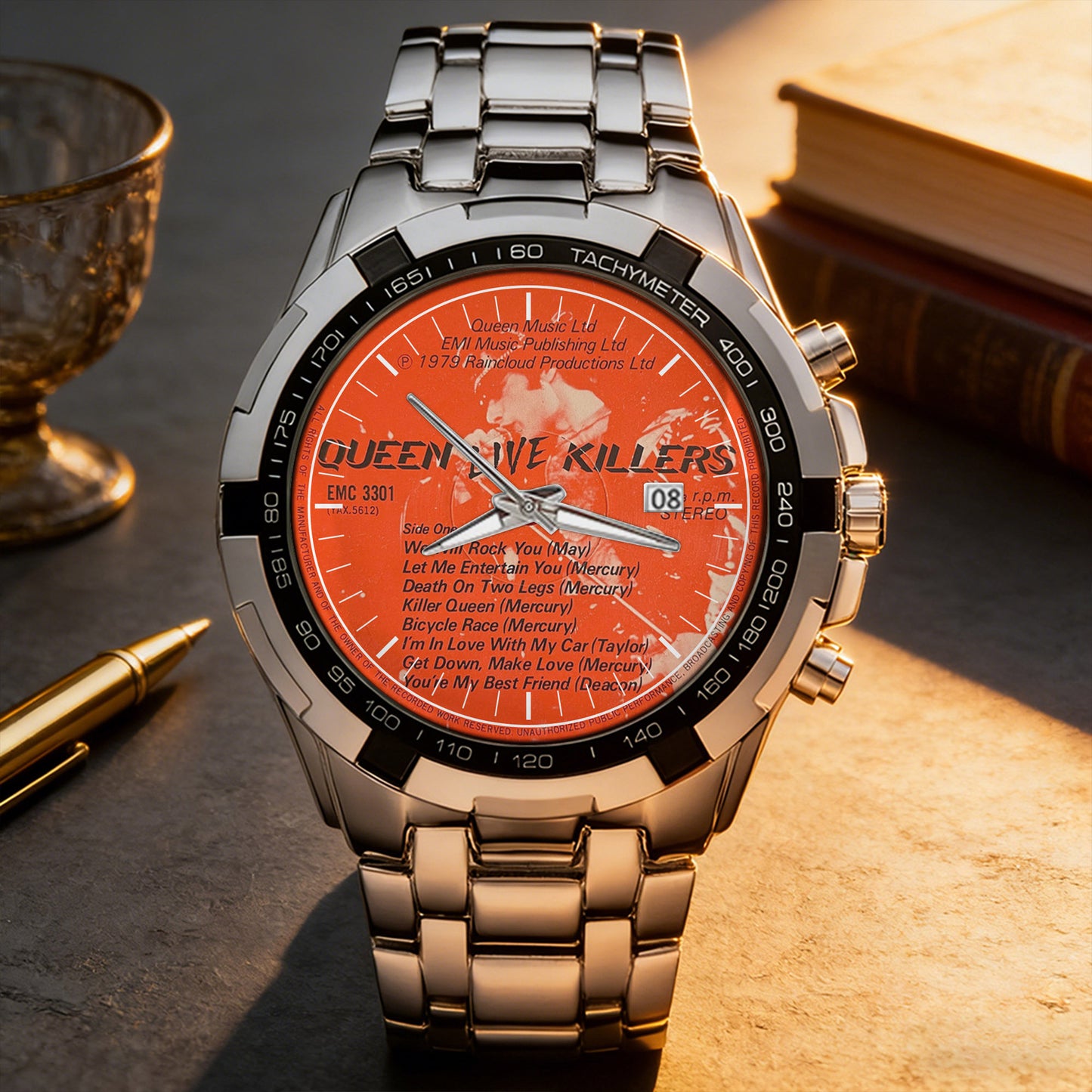Queen Albums Collection Watch - Multiple Classic Album Designs Available
