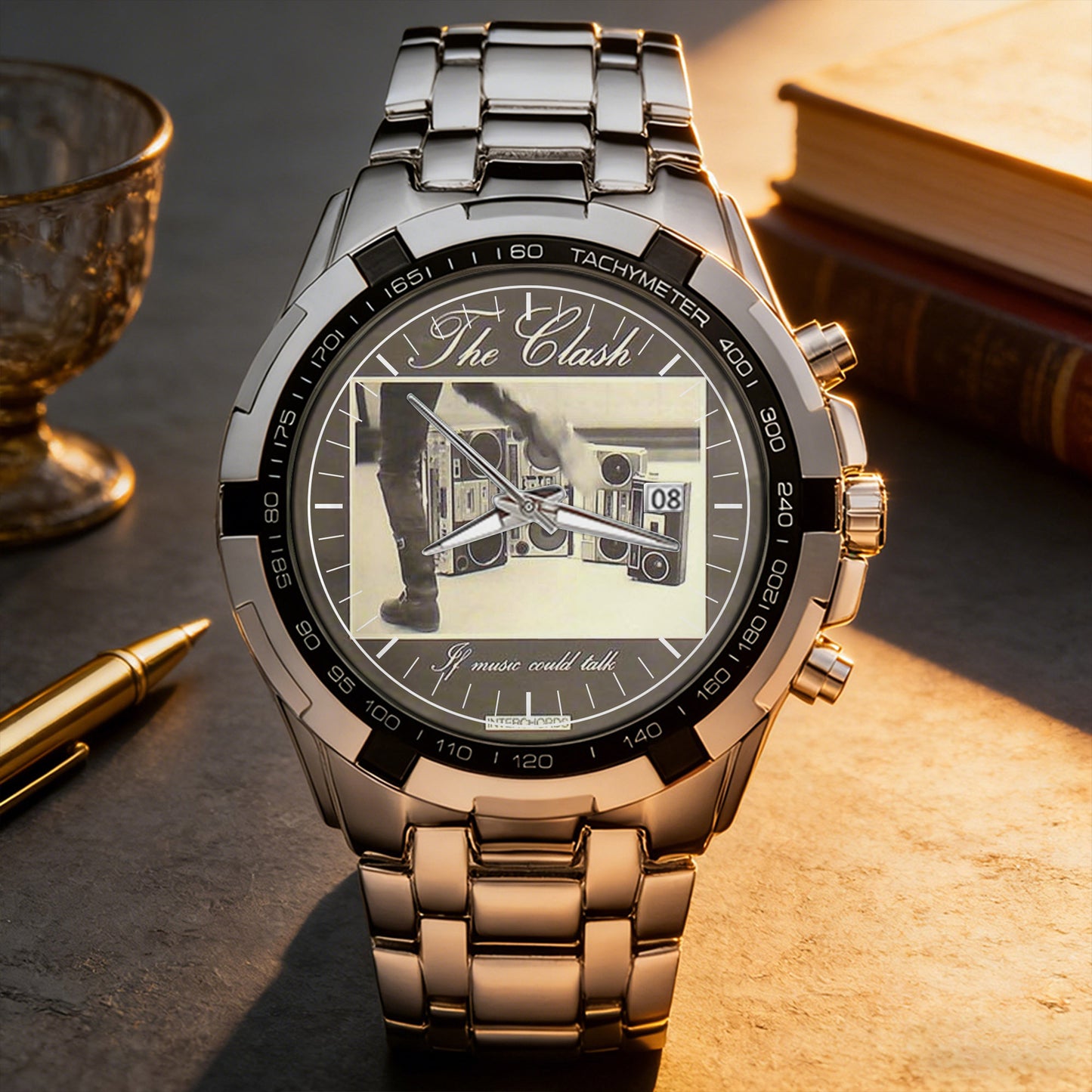 The Clash Albums Collection Watch - Multiple Classic Rock Album Designs Available