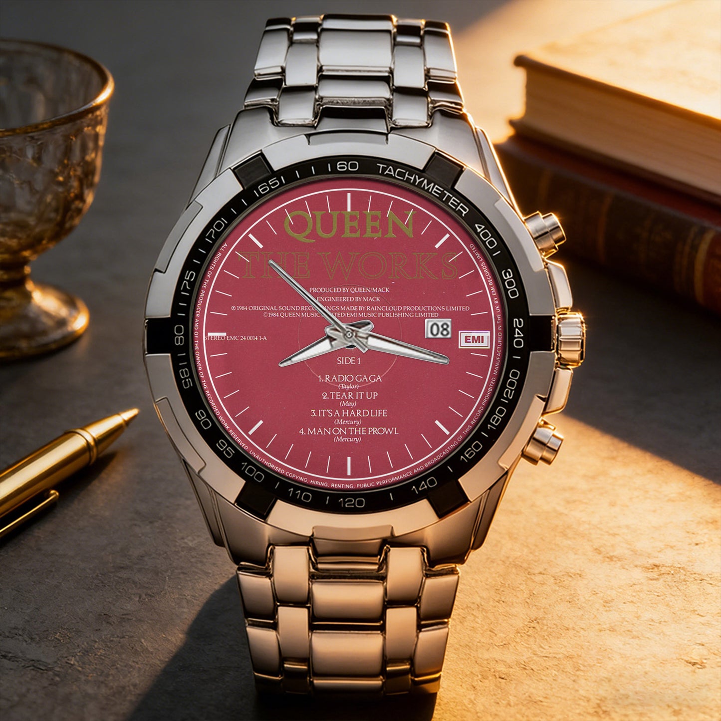 Queen Albums Collection Watch - Multiple Classic Album Designs Available