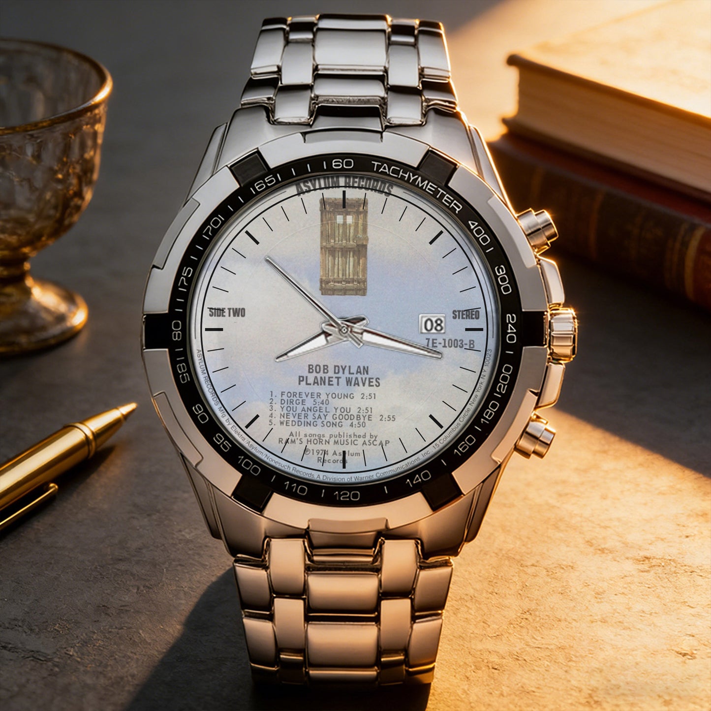 Bob Dylan Albums Collection Watch - Multiple Classic Album Designs Available