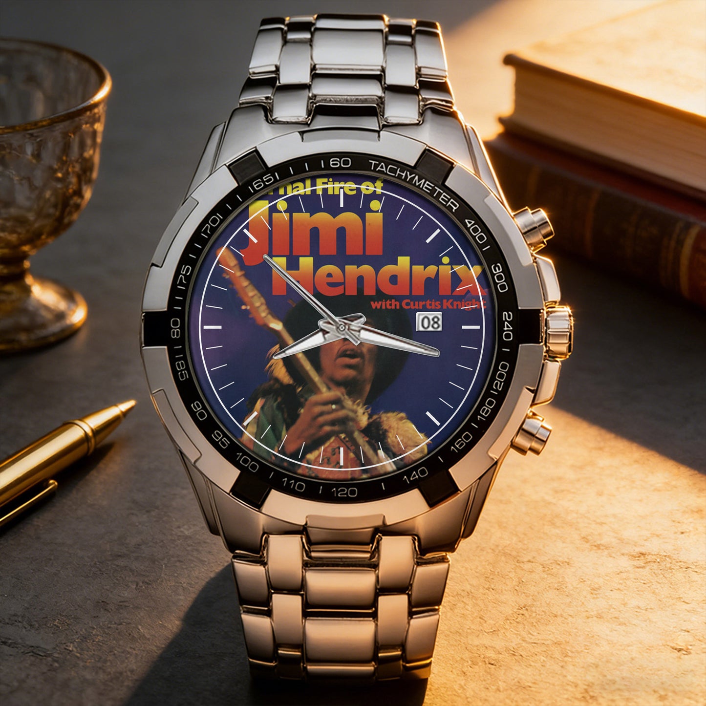 Jimi Hendrix Albums Collection Watch - Multiple Classic Album Designs Available