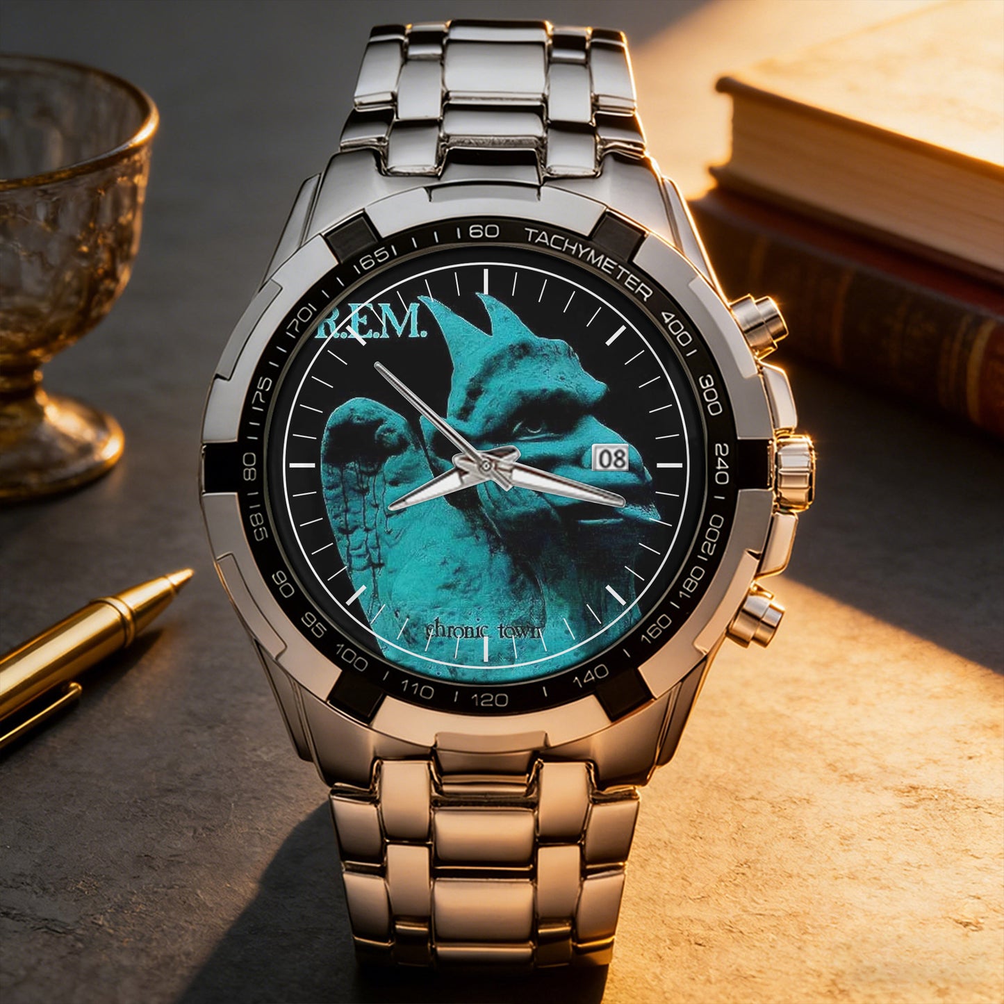 R.E.M Rock Albums Collection Watch - Multiple Classic Rock Album Designs Available