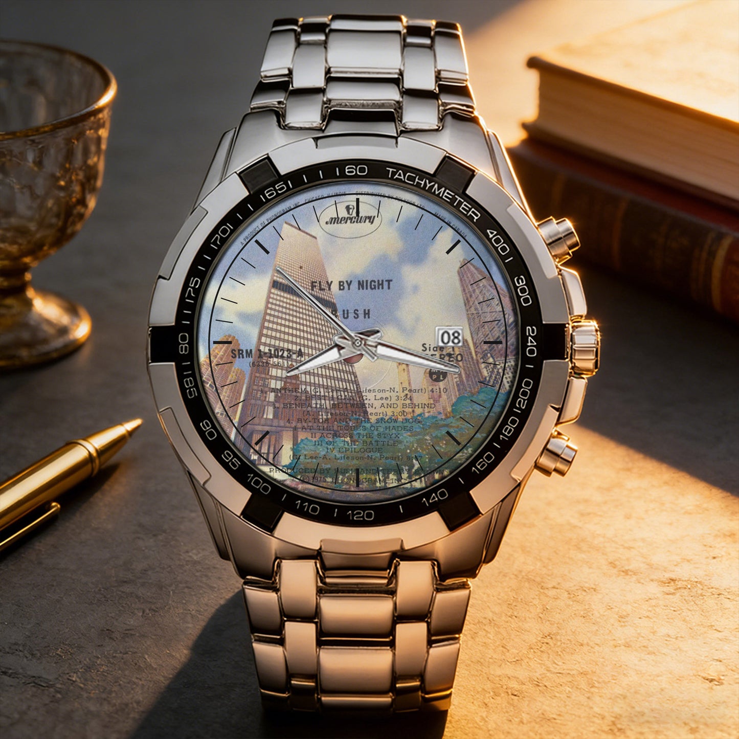 Rush Albums Collection Watch - Multiple Classic Album Designs Available