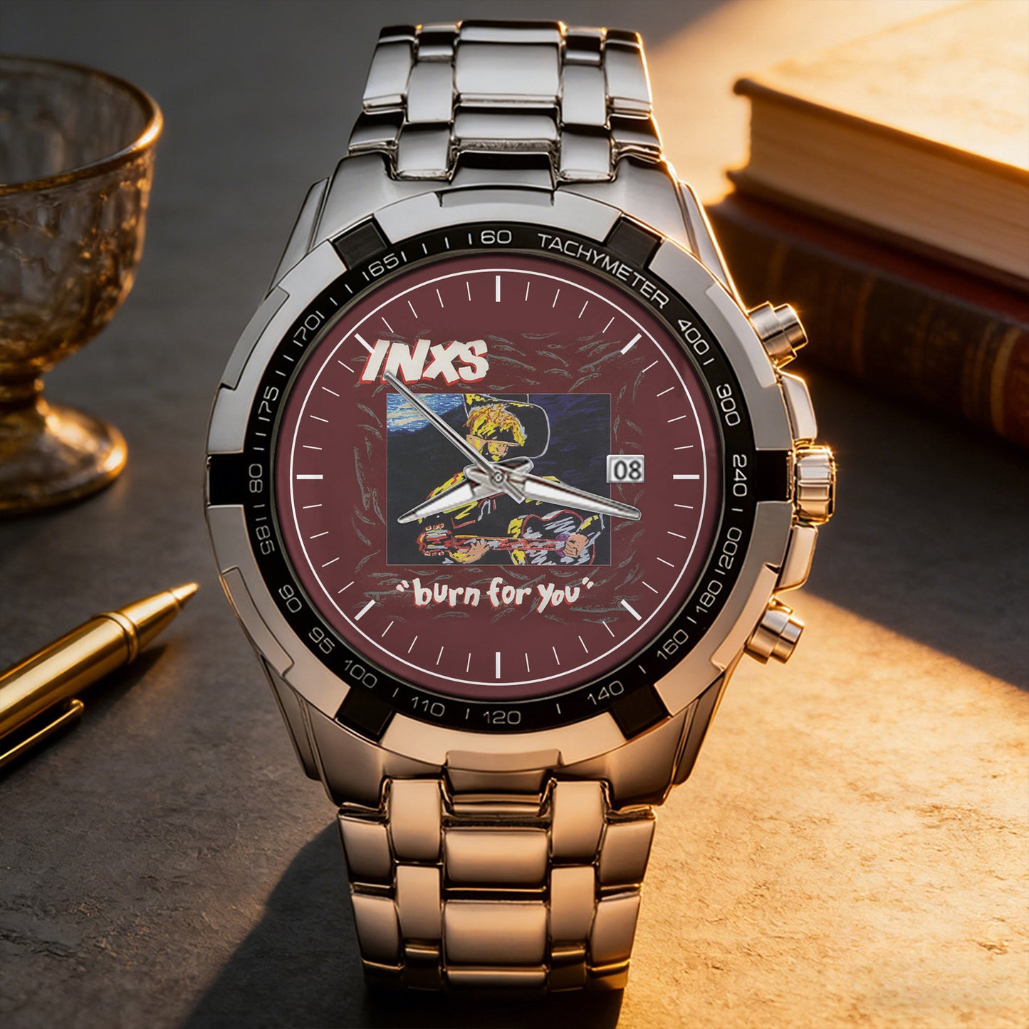 INXS Albums Collection Watch - Multiple Classic Rock Album Designs Available