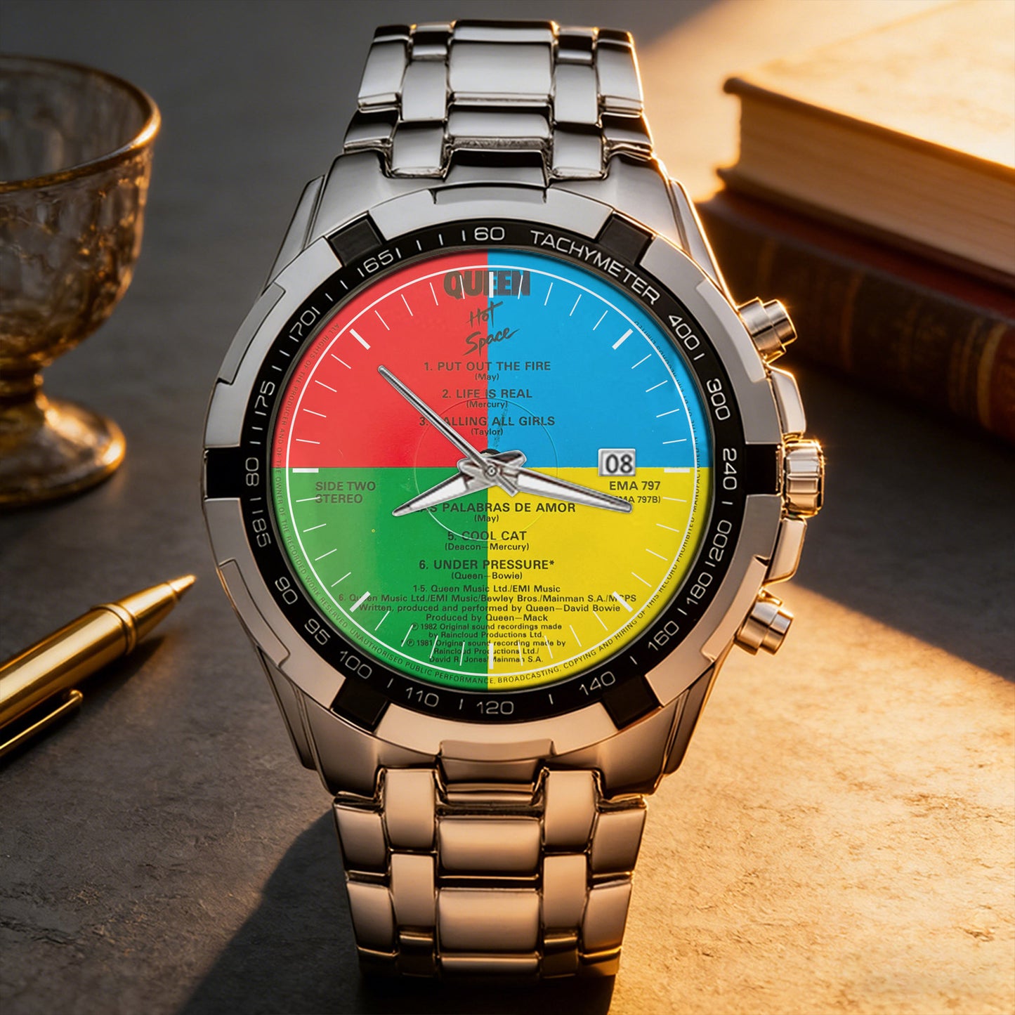 Queen Albums Collection Watch - Multiple Classic Album Designs Available