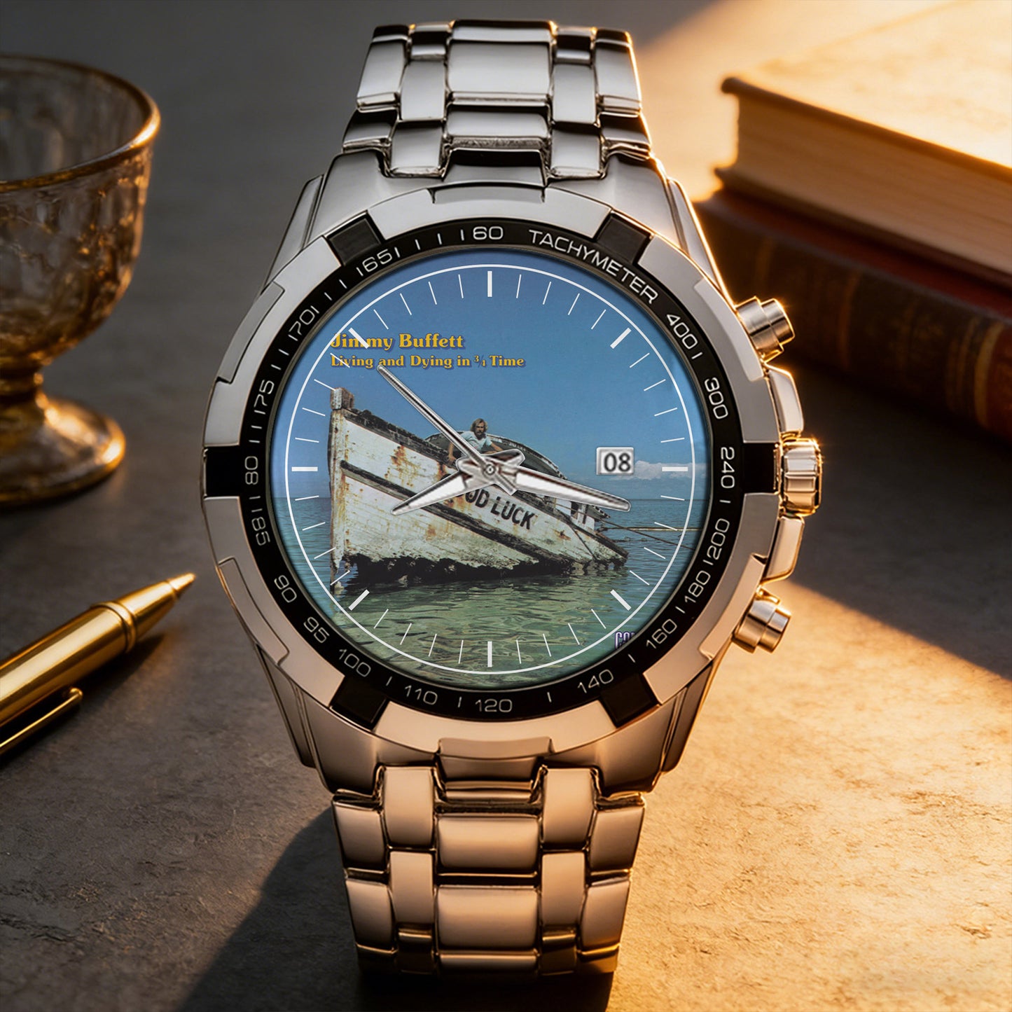 Jimmy Buffett Albums Collection Watch 2 - Multiple Classic Album Designs Available