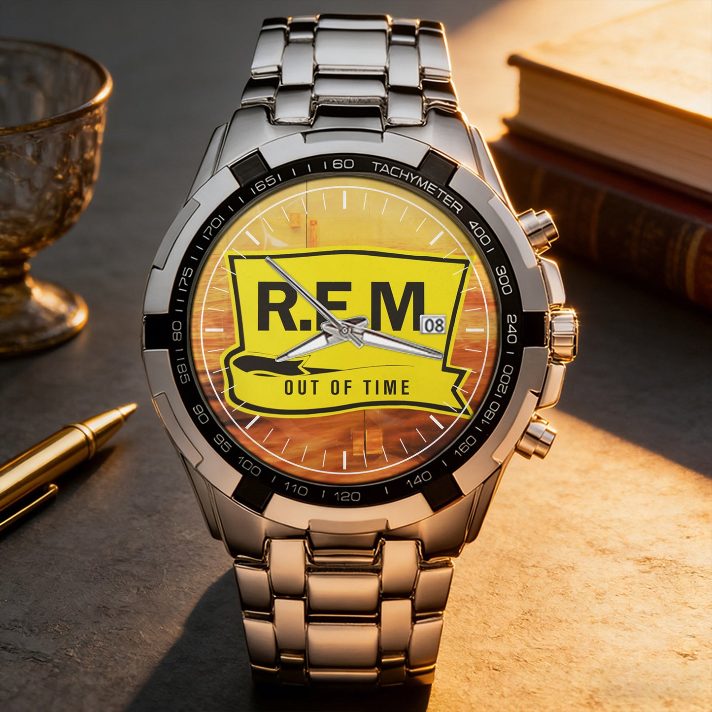 R.E.M Rock Albums Collection Watch - Multiple Classic Rock Album Designs Available