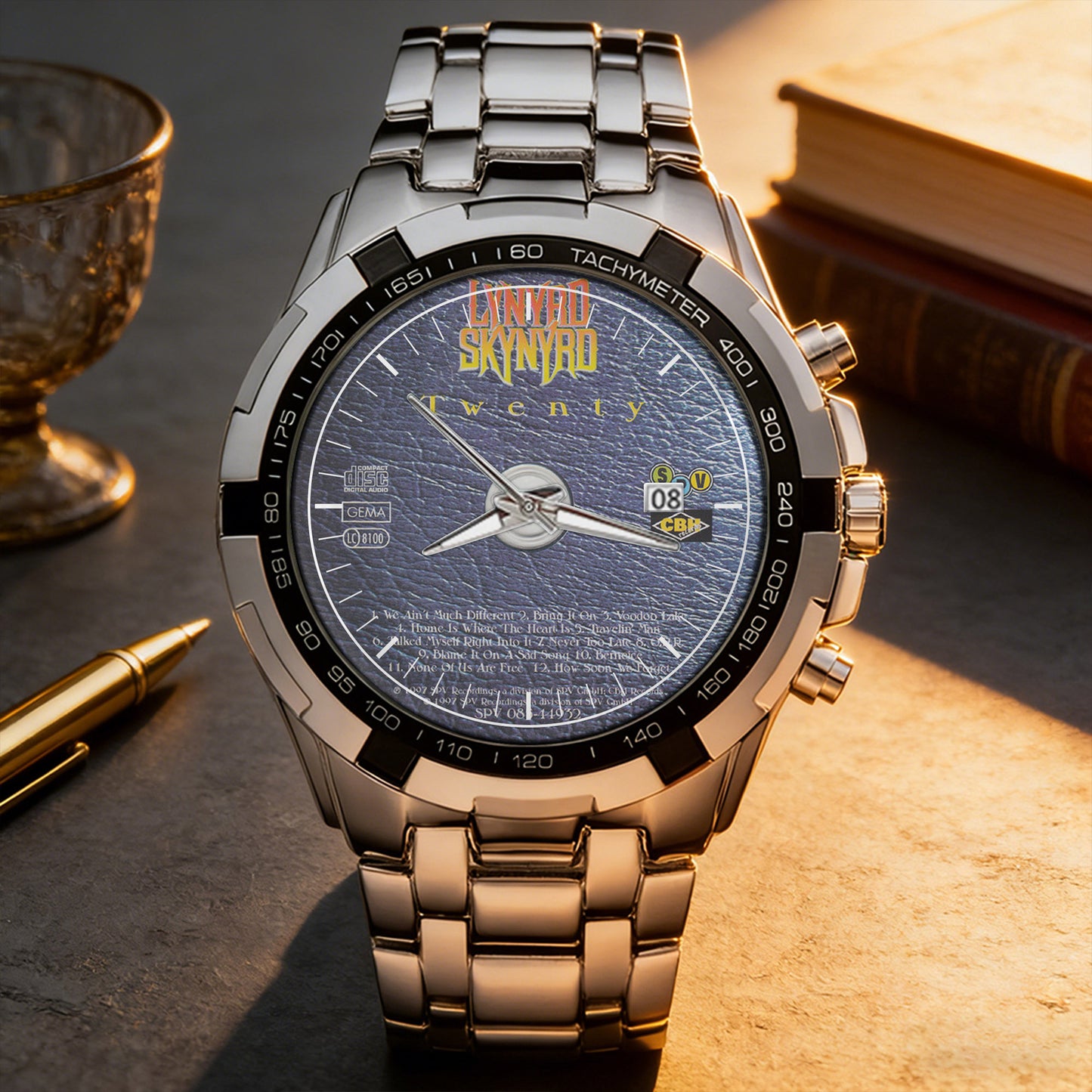 Lynyrd Skynyrd Albums Collection Watch - Multiple Classic Album Designs Available