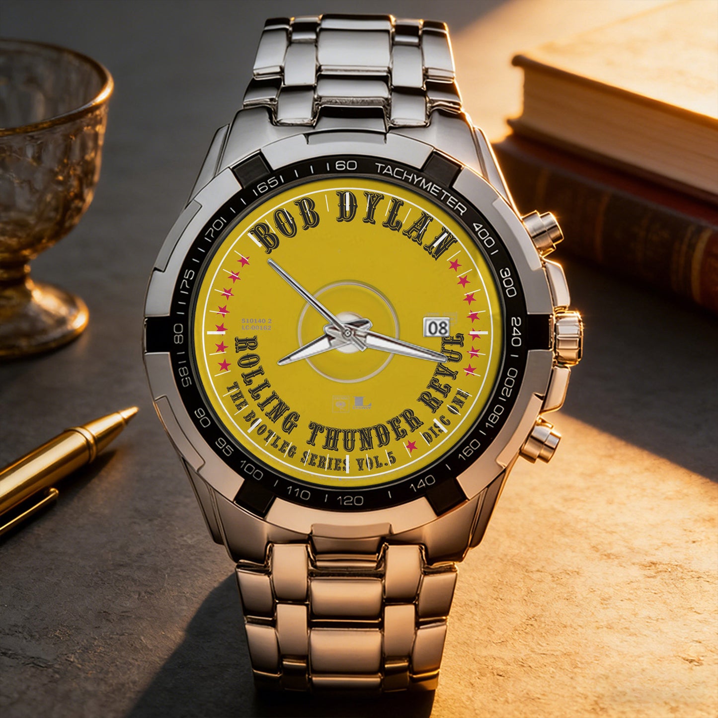 Bob Dylan Albums Collection Watch - Multiple Classic Album Designs Available