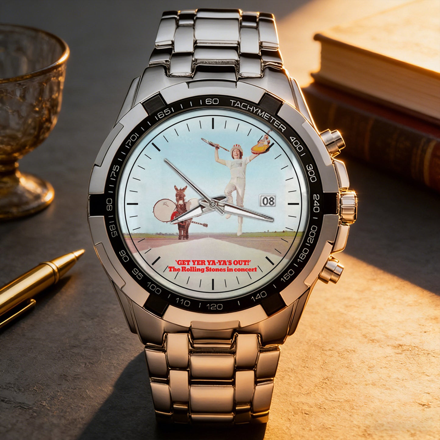 The Rolling Stones Albums Collection Watch - Multiple Classic Album Designs Available