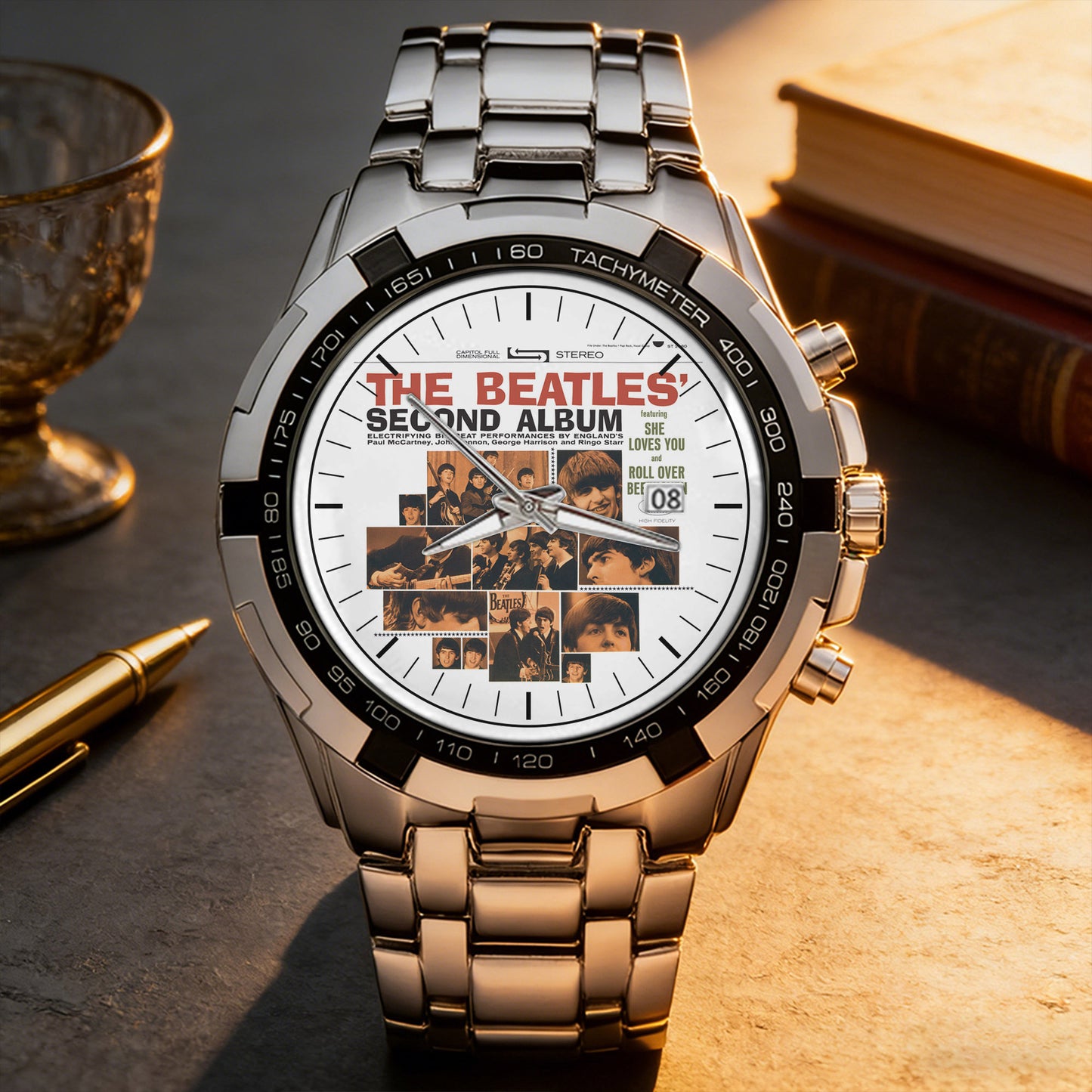 The Beatles Albums Collection Watch 2 - Multiple Classic Album Designs Available