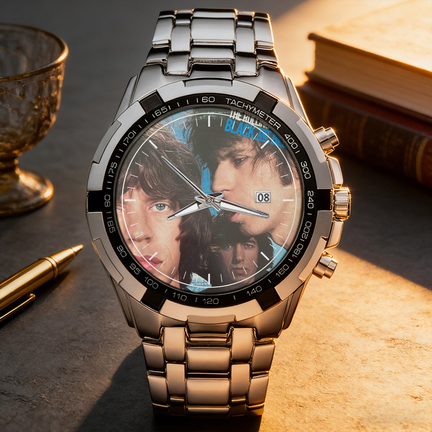 The Rolling Stones Albums Collection Watch - Multiple Classic Album Designs Available