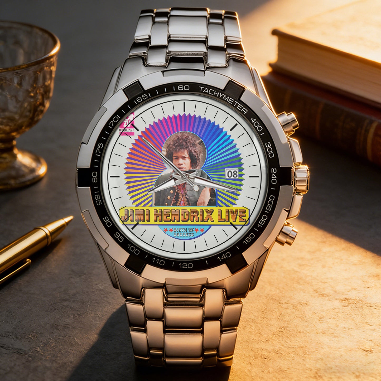 Jimi Hendrix Albums Collection Watch - Multiple Classic Album Designs Available