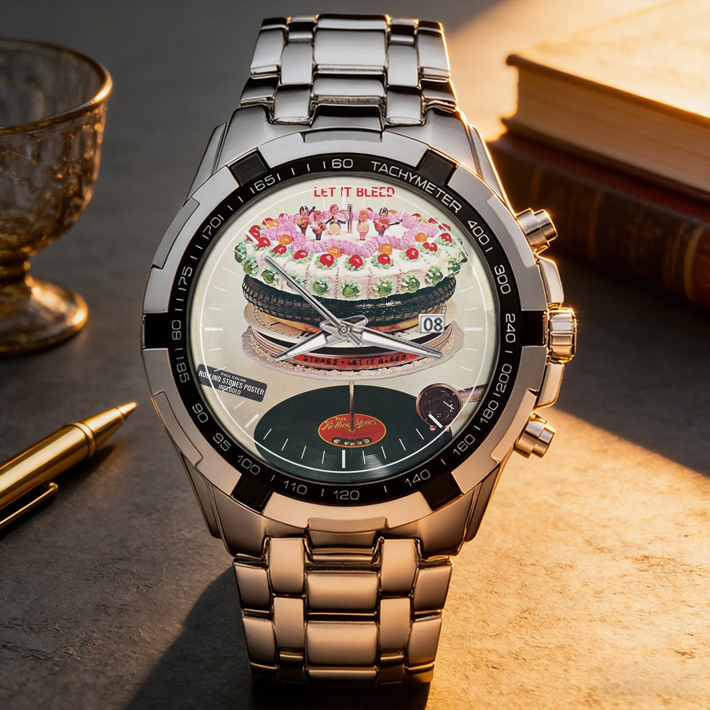 The Rolling Stones Albums Collection Watch - Multiple Classic Album Designs Available