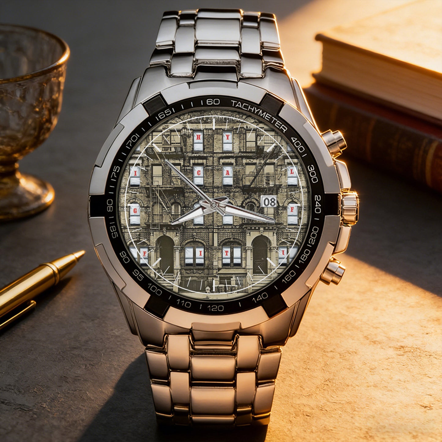 Led Zeppelin Albums Collection Watch - Multiple Classic Rock Album Designs Available