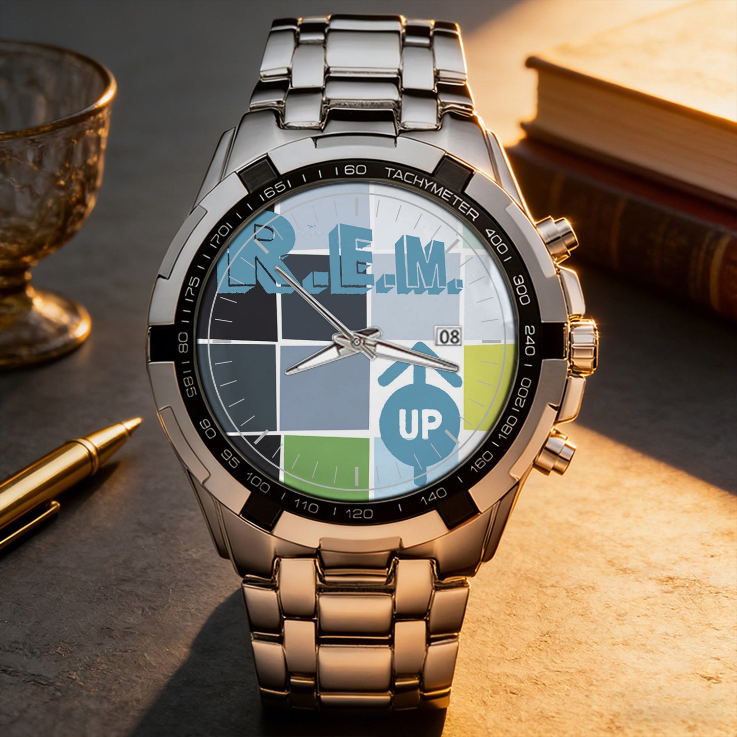R.E.M Rock Albums Collection Watch - Multiple Classic Rock Album Designs Available