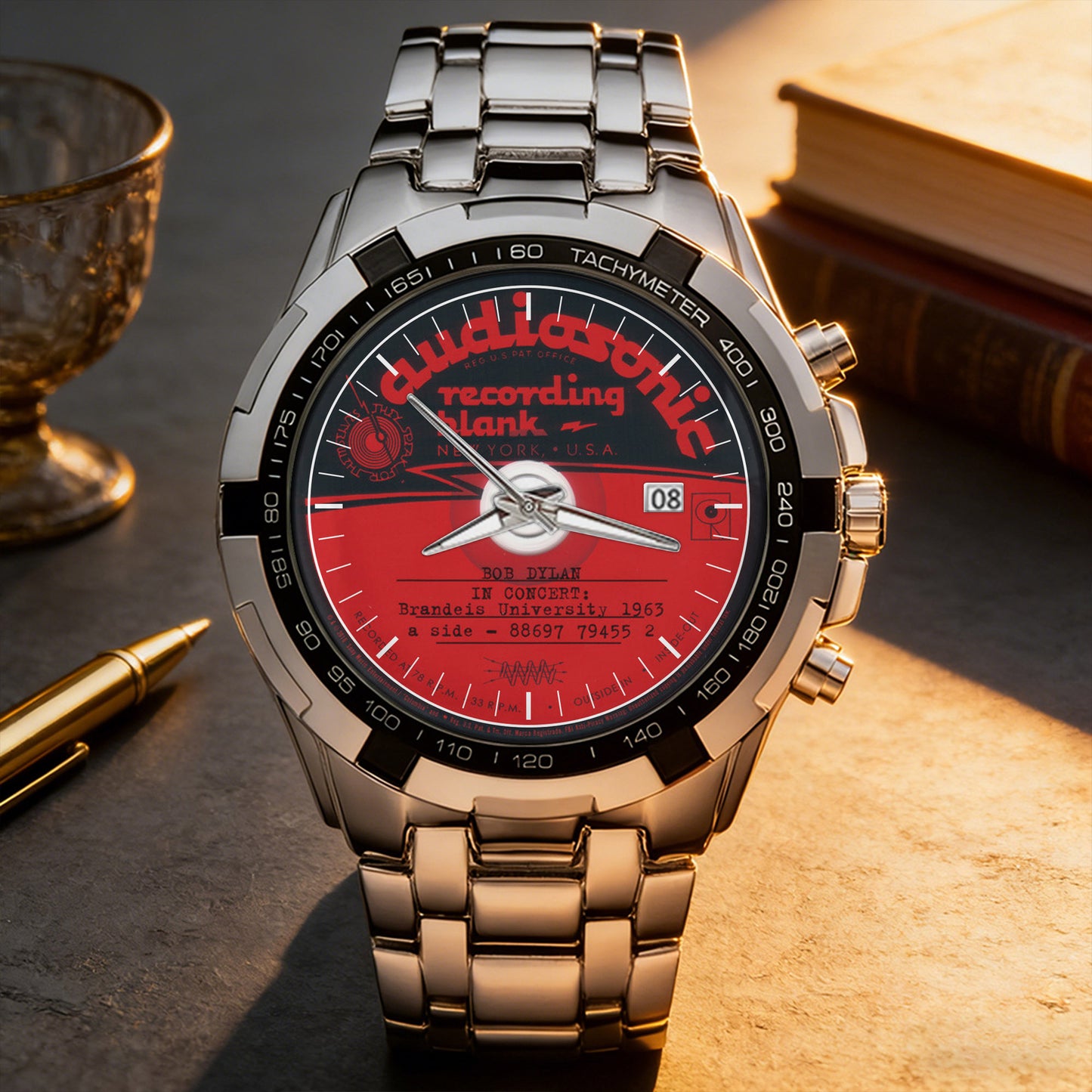 Bob Dylan Albums Collection Watch - Multiple Classic Album Designs Available