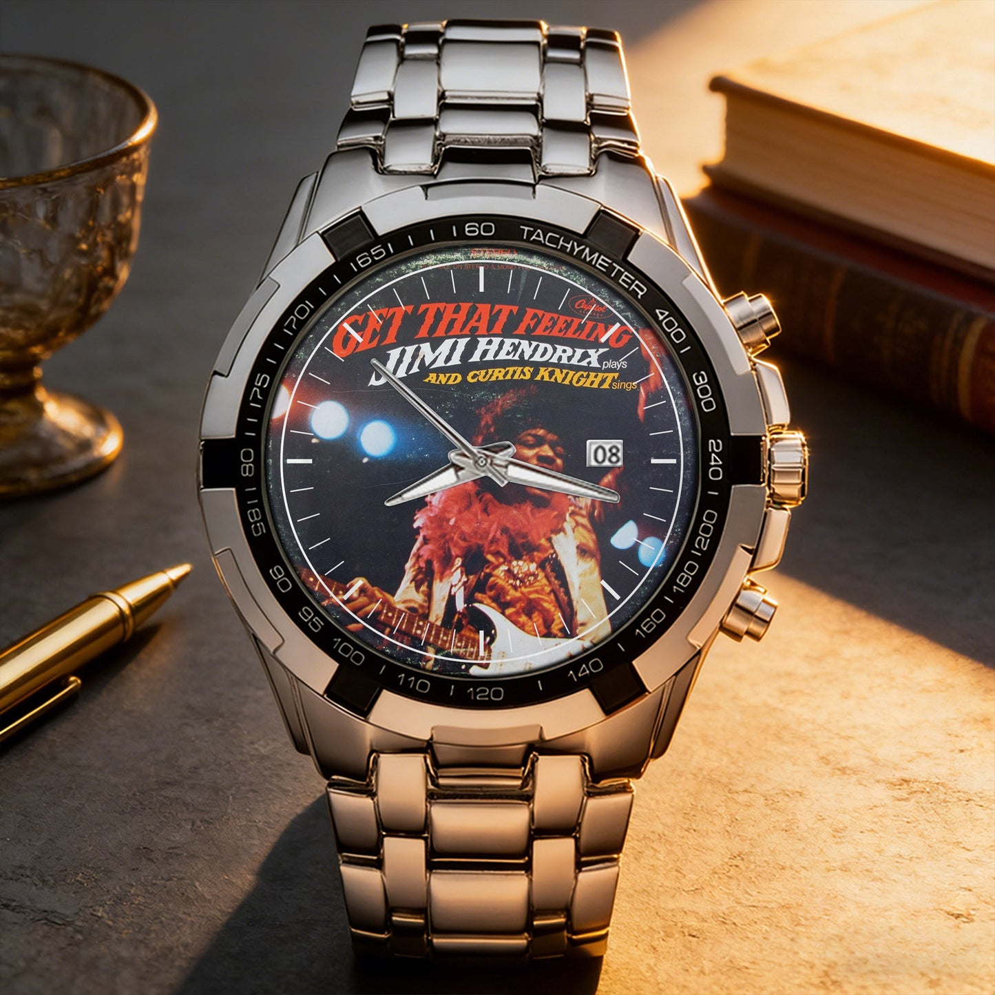 Jimi Hendrix Albums Collection Watch - Multiple Classic Album Designs Available