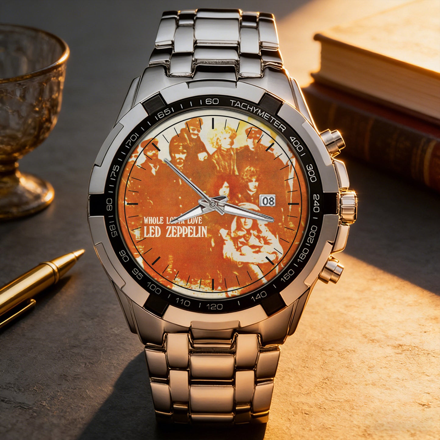 Led Zeppelin Albums Collection Watch - Multiple Classic Rock Album Designs Available