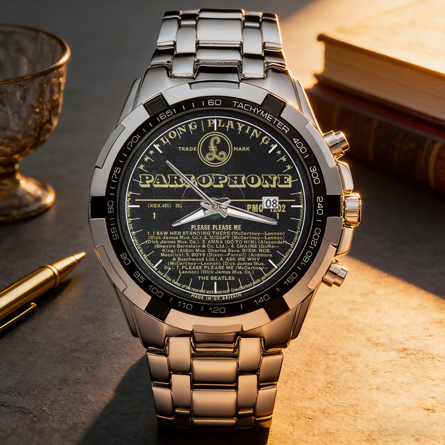 The Beatles Albums Collection Watch - Multiple Classic Album Designs Available