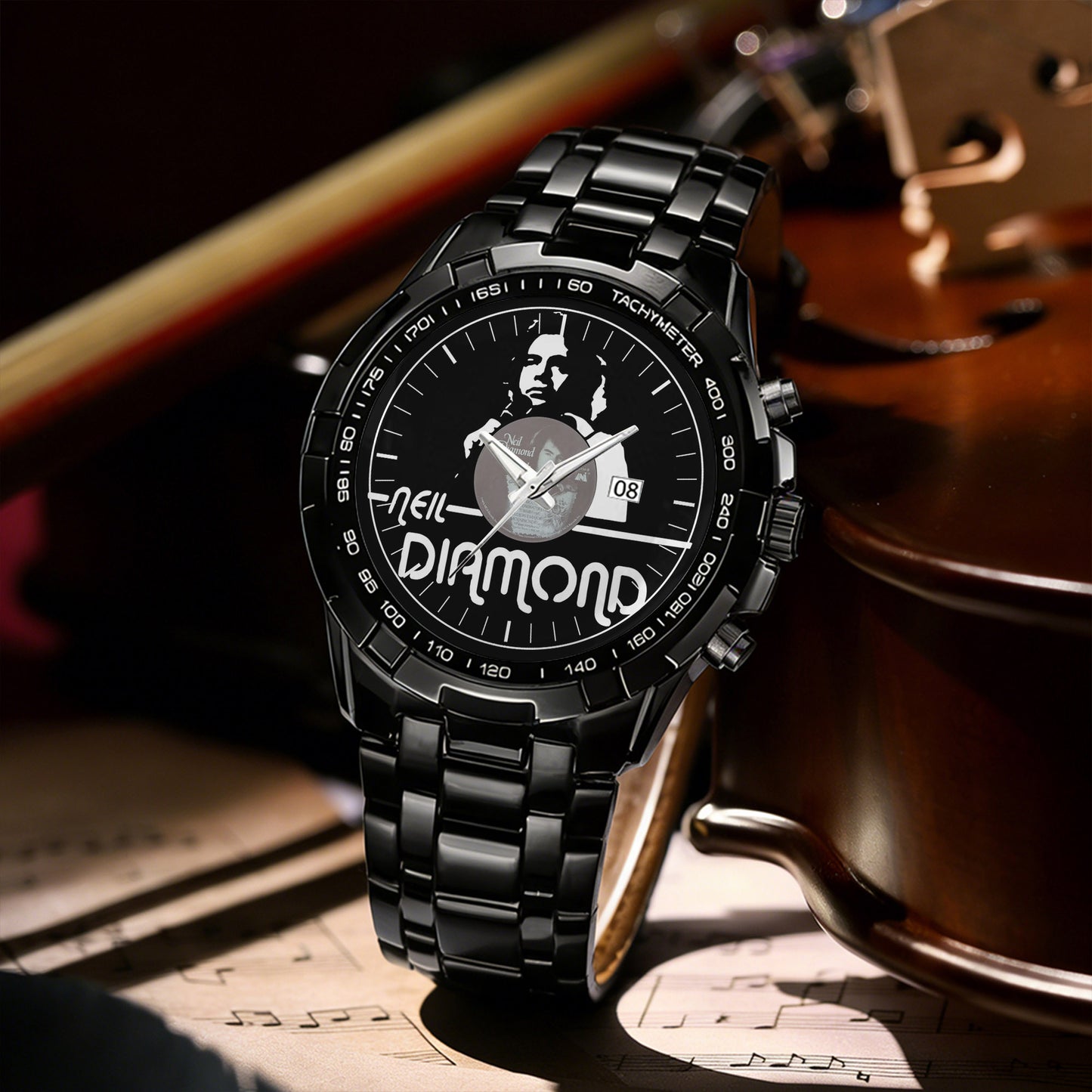 Neil Diamond Albums Collection Watch - Multiple Classic Album Designs Available