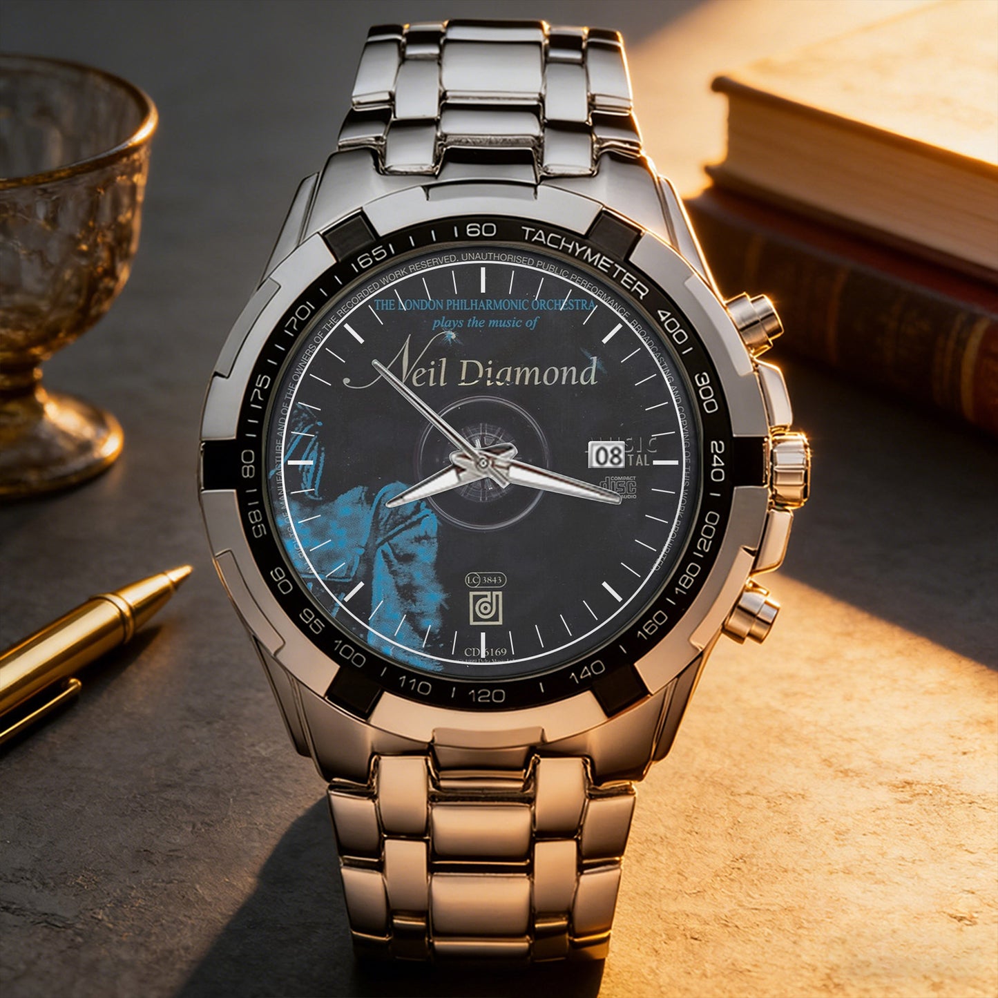 Neil Diamond Albums Collection Watch - Multiple Classic Album Designs Available