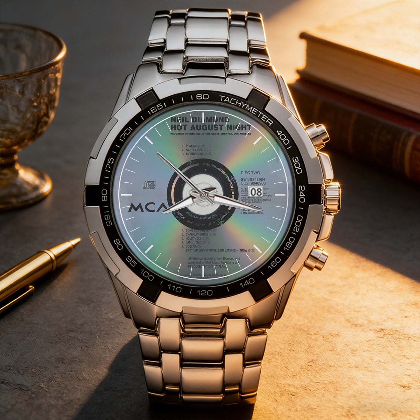 Neil Diamond Albums Collection Watch - Multiple Classic Album Designs Available