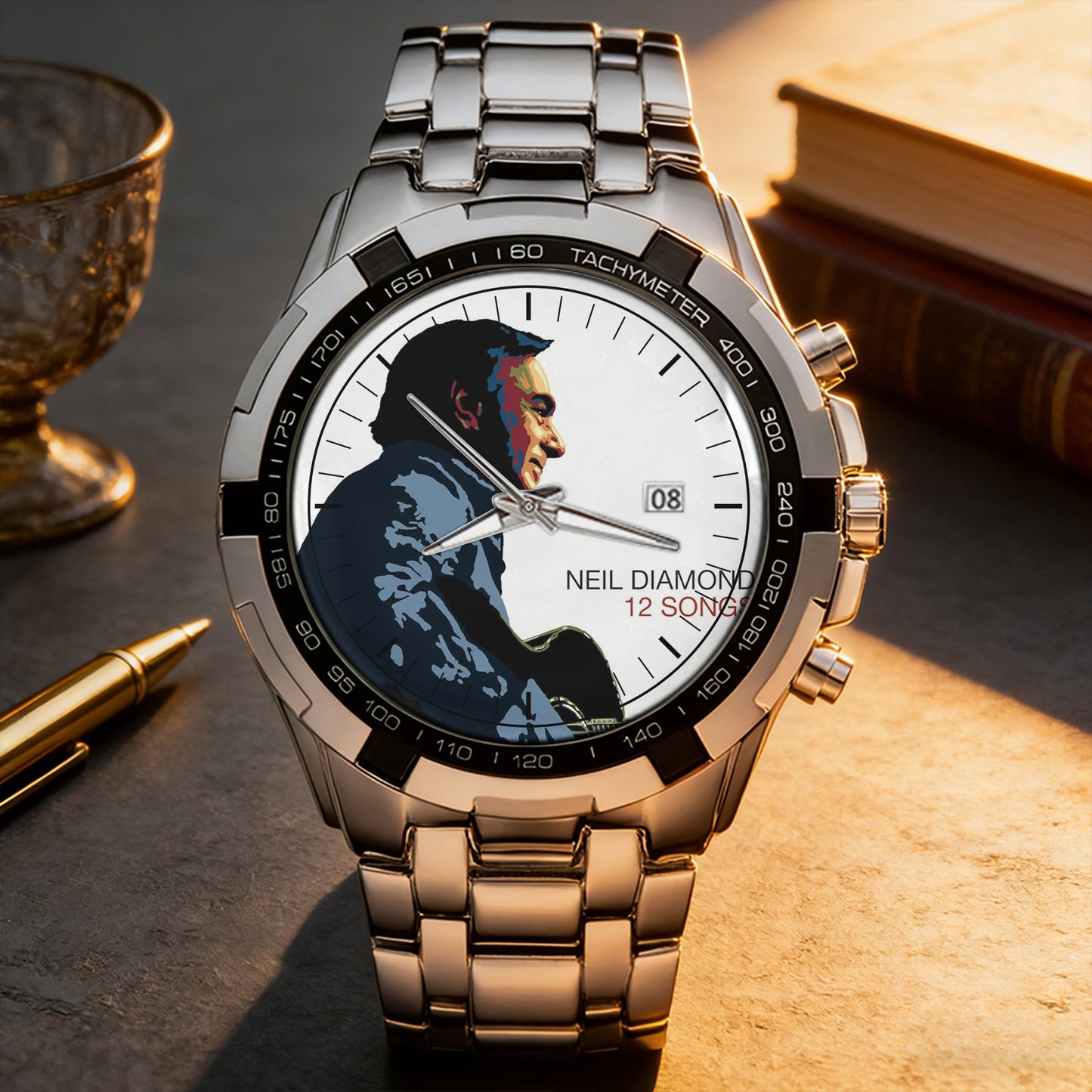 Neil Diamond Albums Collection Watch - Multiple Classic Album Designs Available