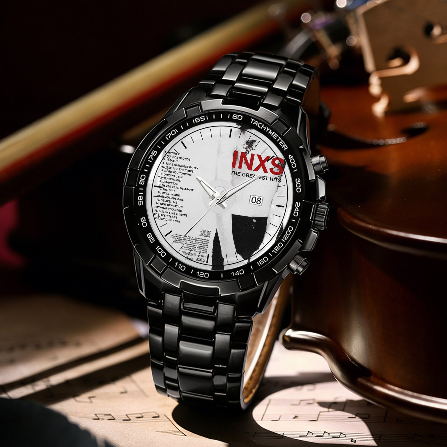 INXS Albums Collection Watch - Multiple Classic Album Designs Available