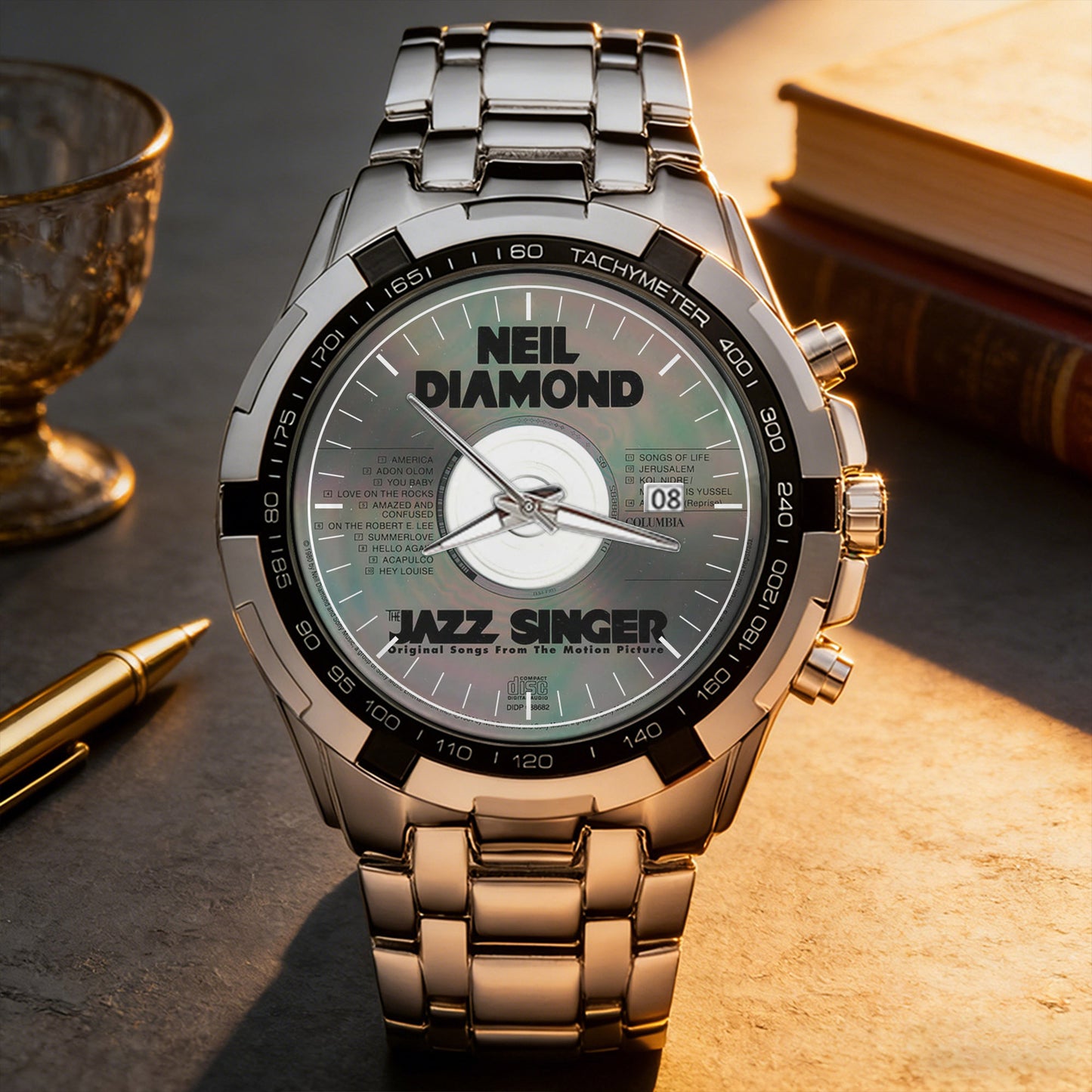 Neil Diamond Albums Collection Watch - Multiple Classic Album Designs Available