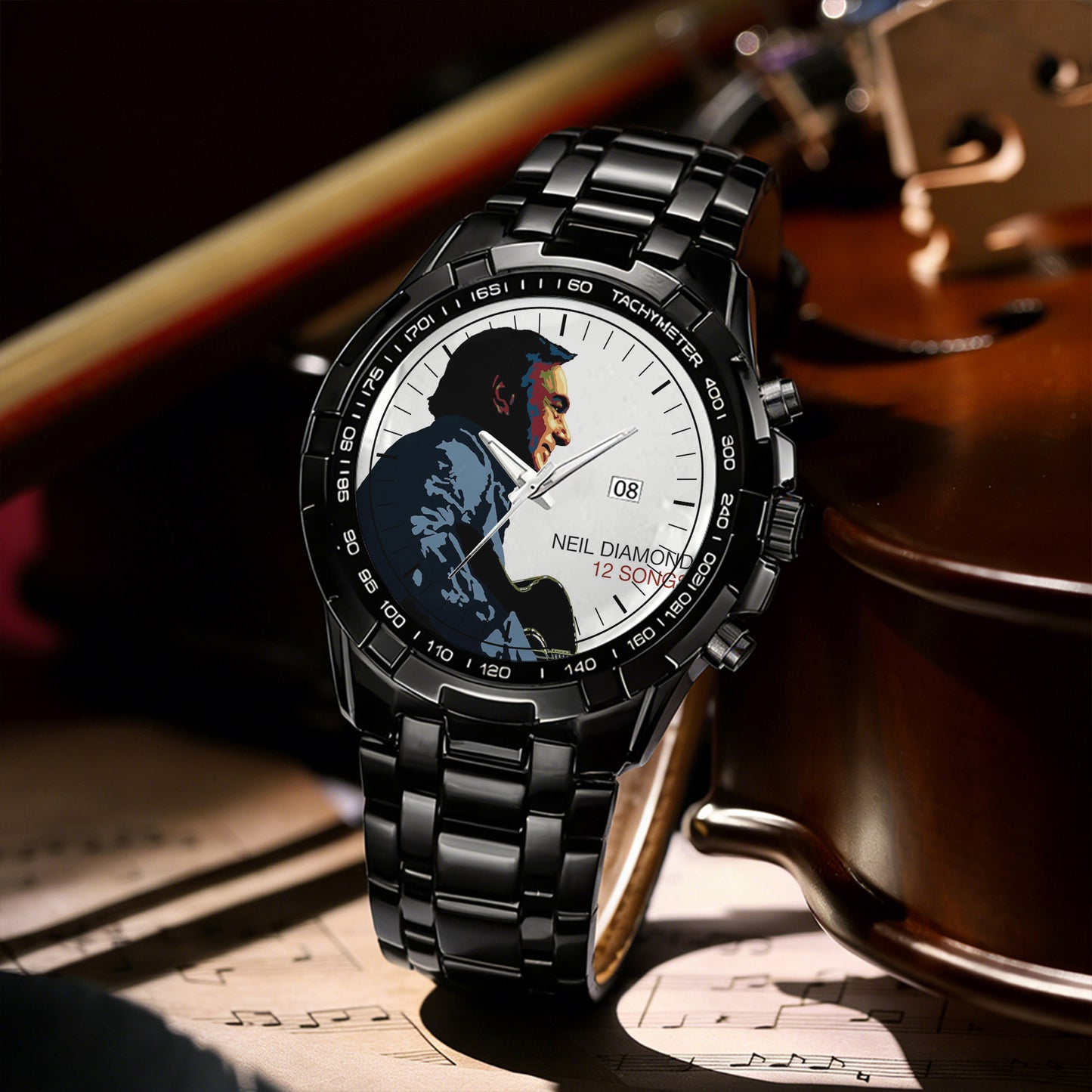 Neil Diamond Albums Collection Watch - Multiple Classic Album Designs Available