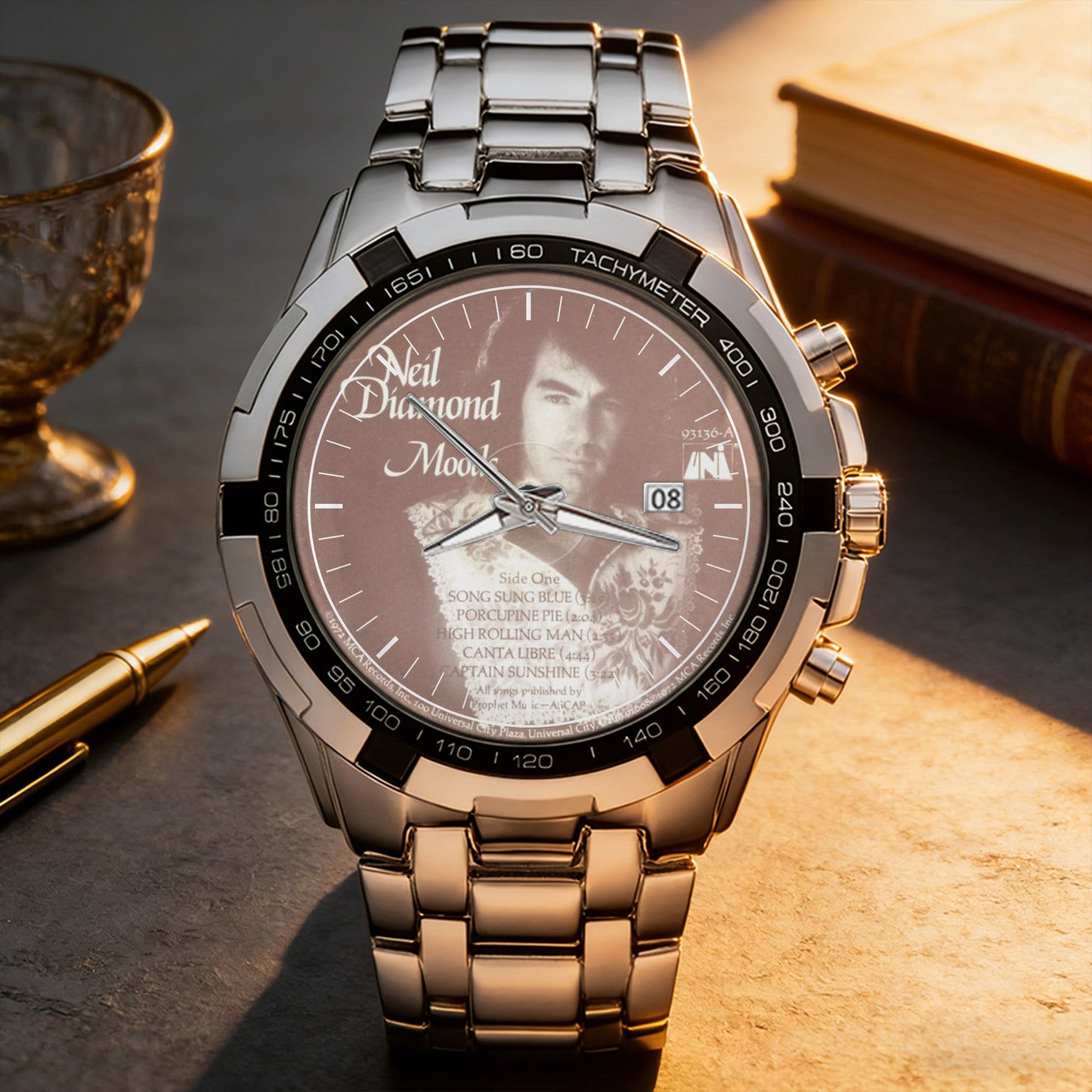 Neil Diamond Albums Collection Watch - Multiple Classic Album Designs Available