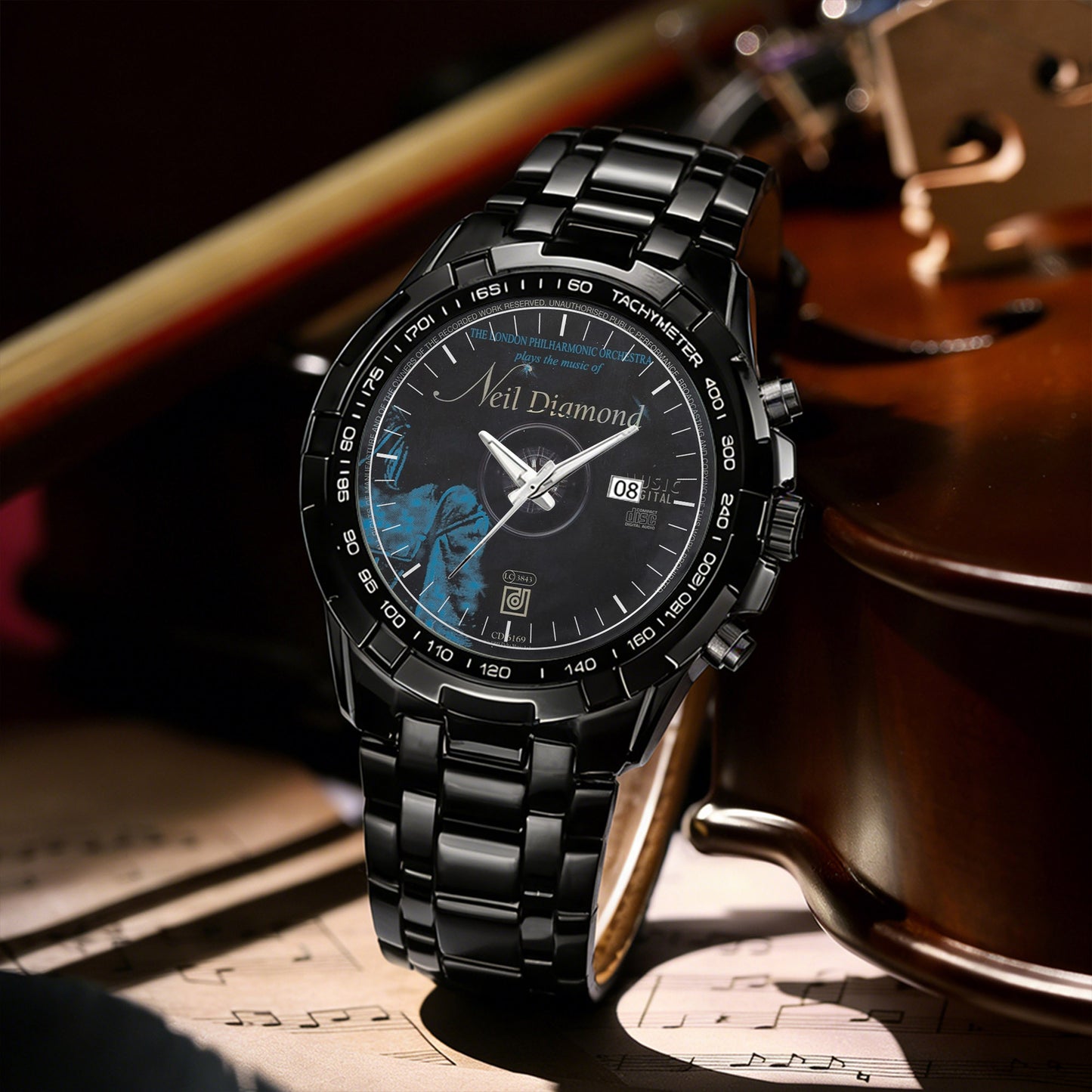 Neil Diamond Albums Collection Watch - Multiple Classic Album Designs Available
