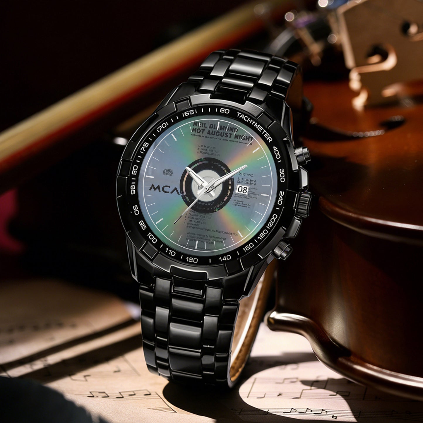 Neil Diamond Albums Collection Watch - Multiple Classic Album Designs Available