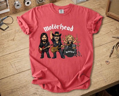Motörhead Comfort Colors Tee – Lemmy Kilmister Band Members Tribute Classic Rock Shirt