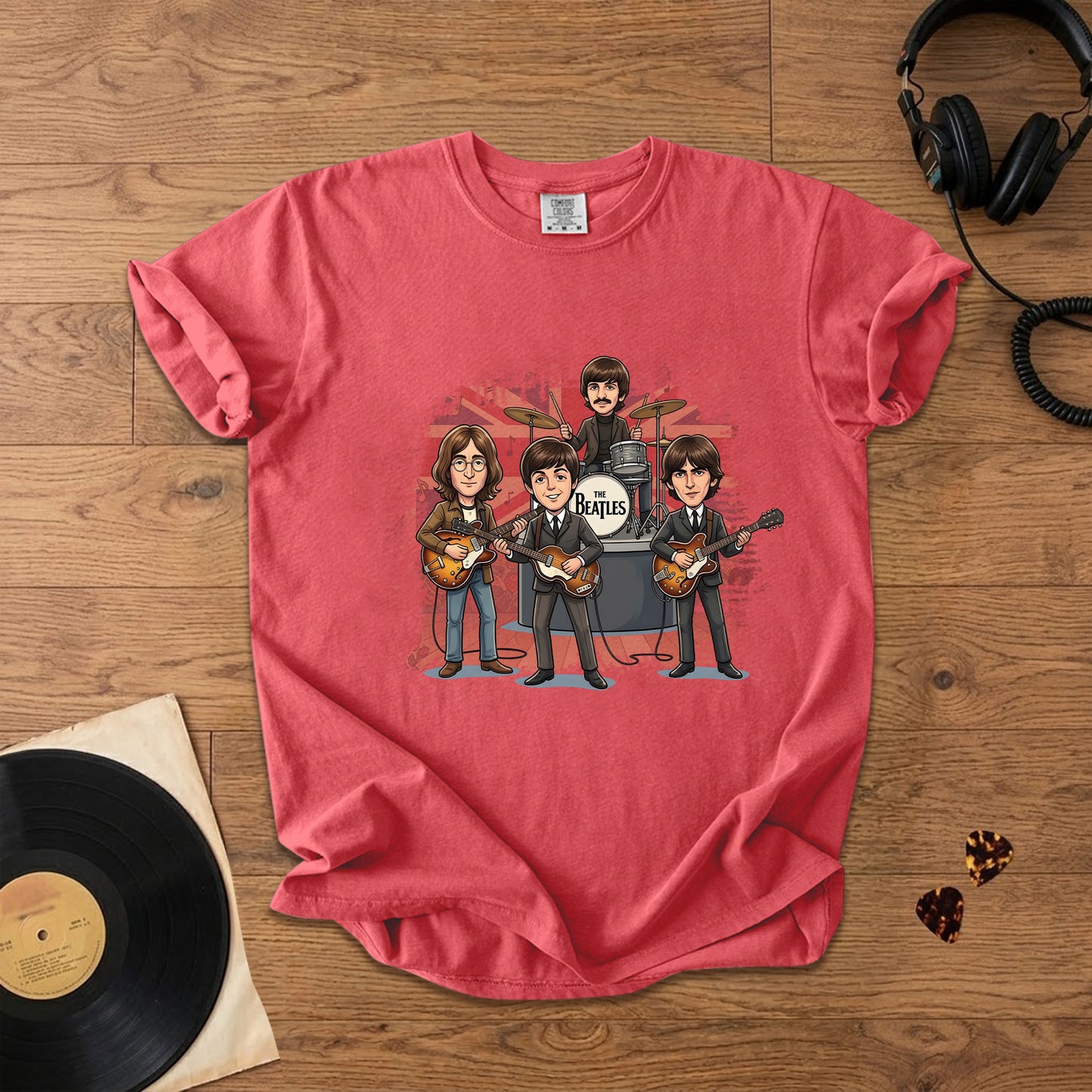 Vintage Beatles Band Comfort Tee – Classic Rock Graphic T-Shirt