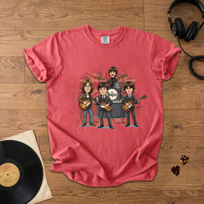 Vintage Beatles Band Comfort Tee – Classic Rock Graphic T-Shirt