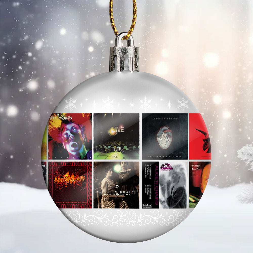 Alice In Chains Ball Ornament – Grunge Legends Meet Holiday Spirit