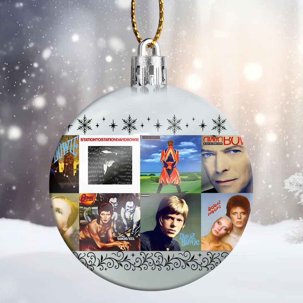 David Bowie Ball Ornament – A Stardust Celebration of Art, Sound, and Cosmic Style
