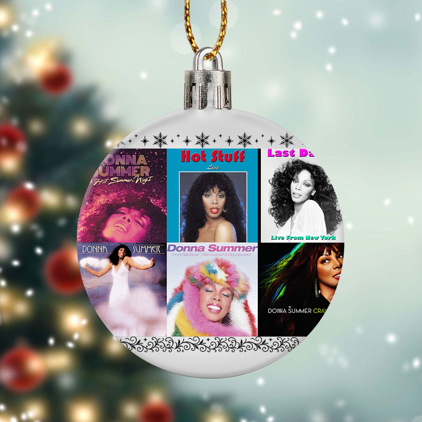 Donna Summer Ball Ornament – Disco Queen Magic for the Holidays