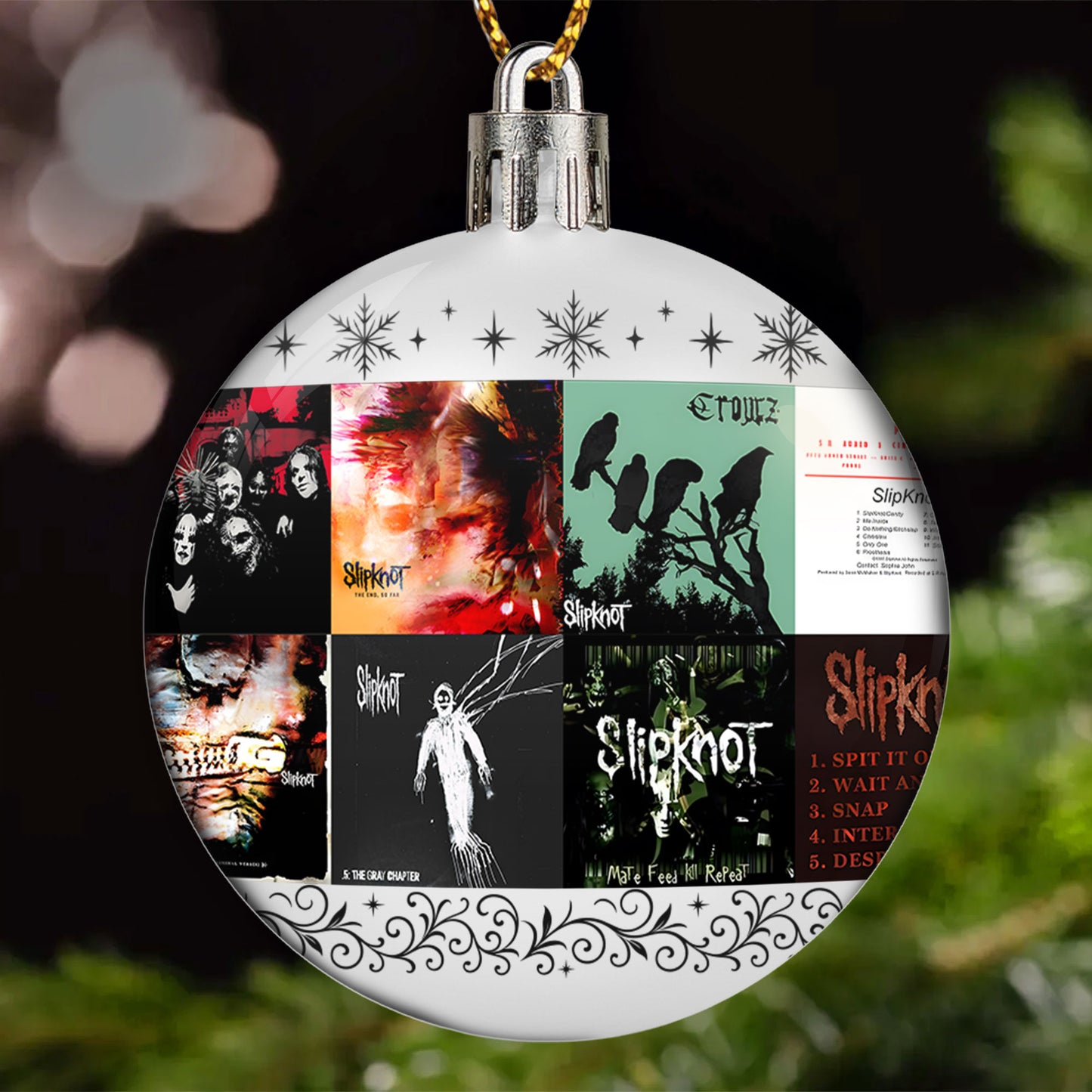 Slipknot Ball Ornament – Metal Mayhem Collection