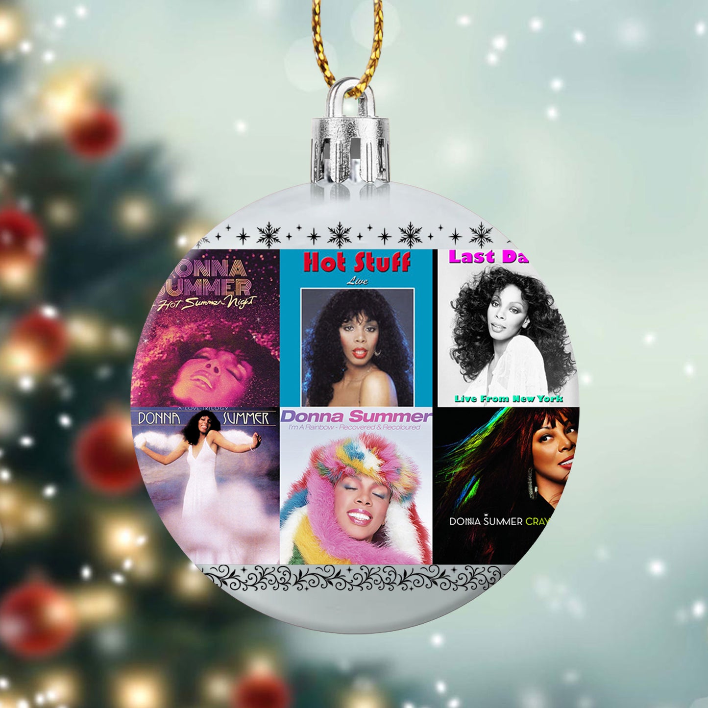 Donna Summer Ball Ornament – Disco Queen Magic for the Holidays