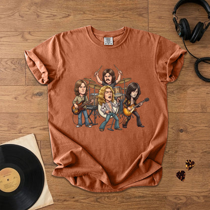 Led Zeppelin Vintage Rock Band Graphic T-Shirt – Classic Music Fan Tee