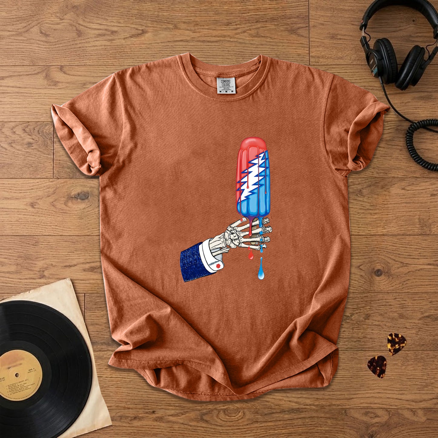 Grateful Dead Rocket Pop T-Shirt – Retro Rock Music Band Merch Tee