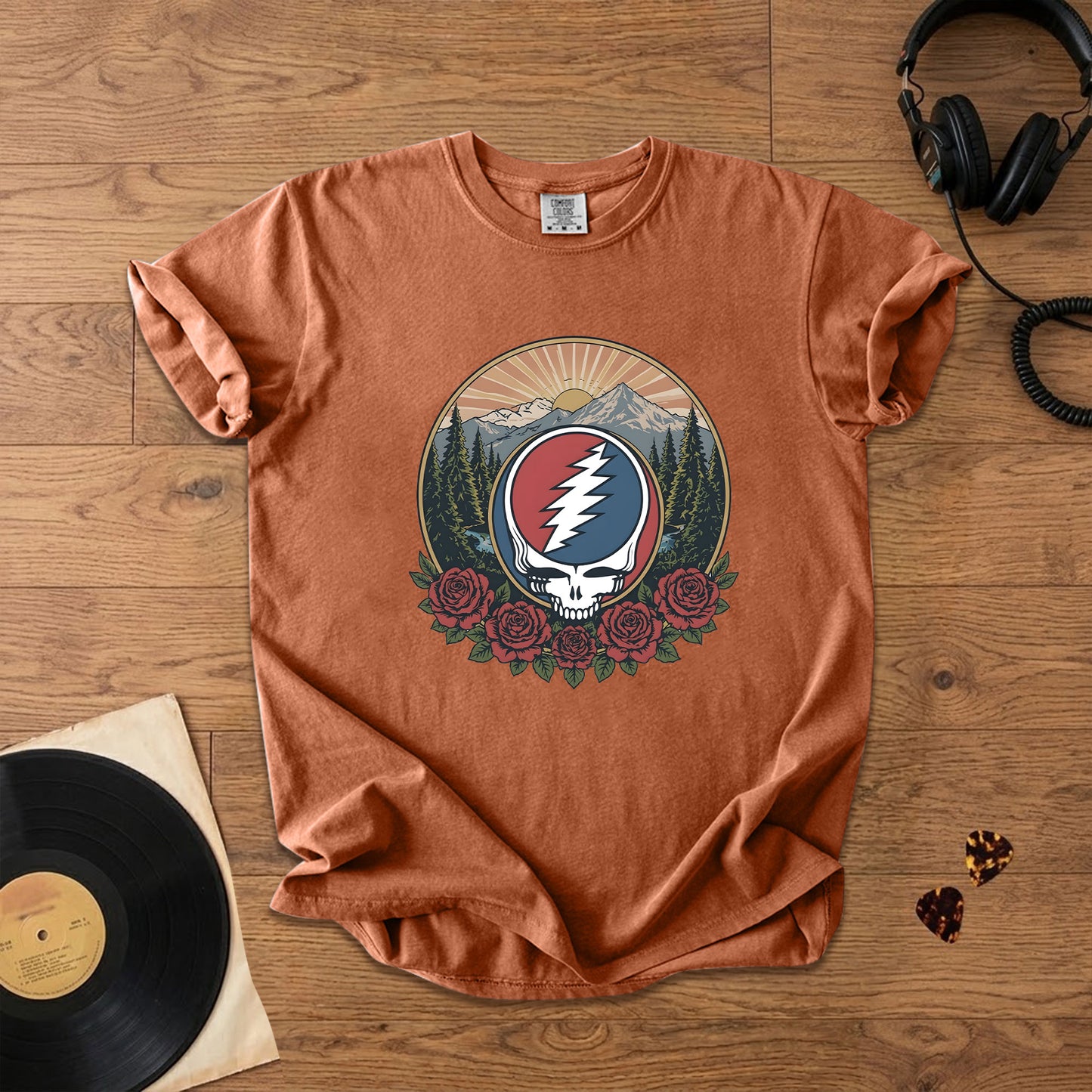 Grateful Dead Steal Your Face T-Shirt – Retro Rock Music Band Merch Tee