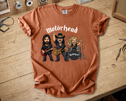 Motörhead Comfort Colors Tee – Lemmy Kilmister Band Members Tribute Classic Rock Shirt