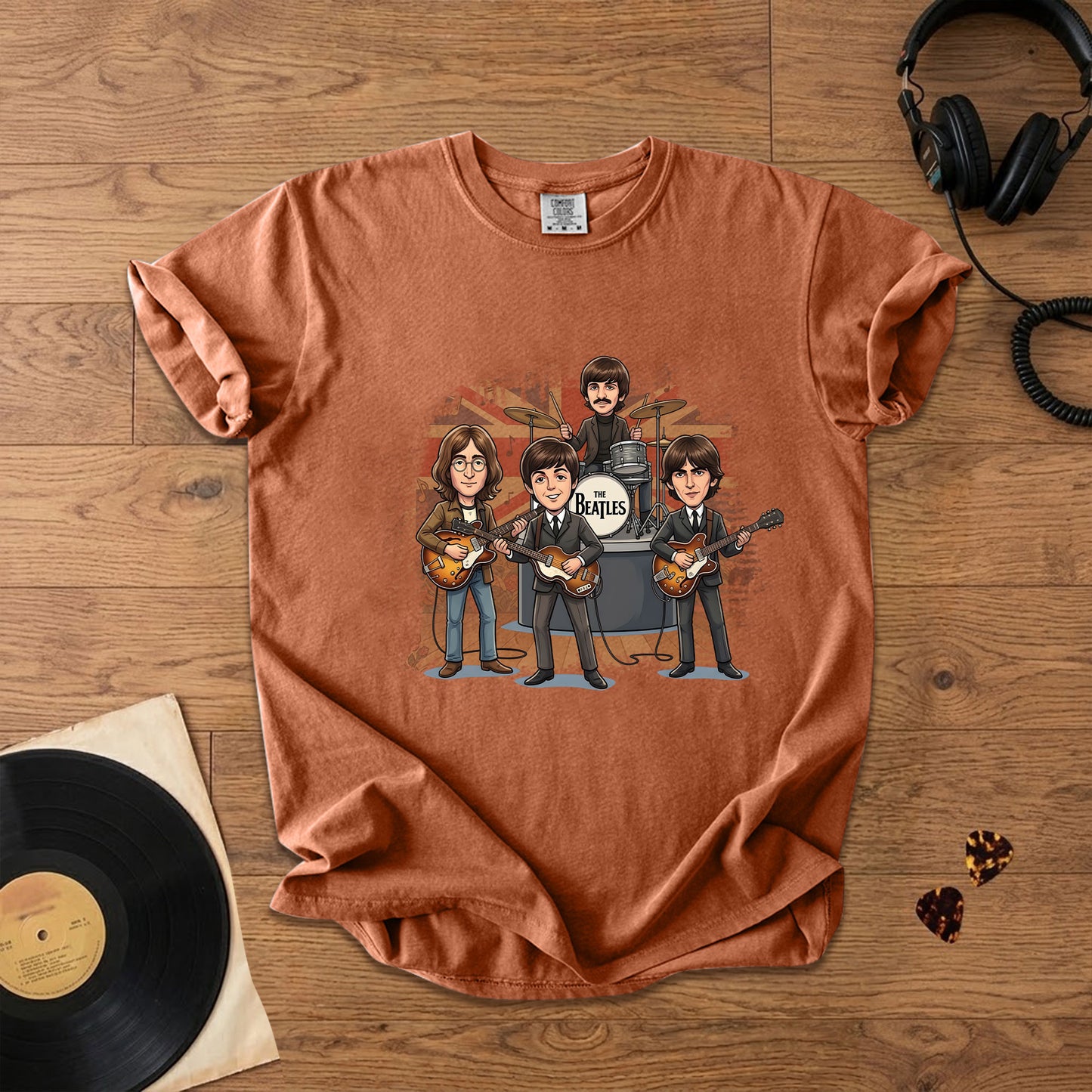 Vintage Beatles Band Comfort Tee – Classic Rock Graphic T-Shirt