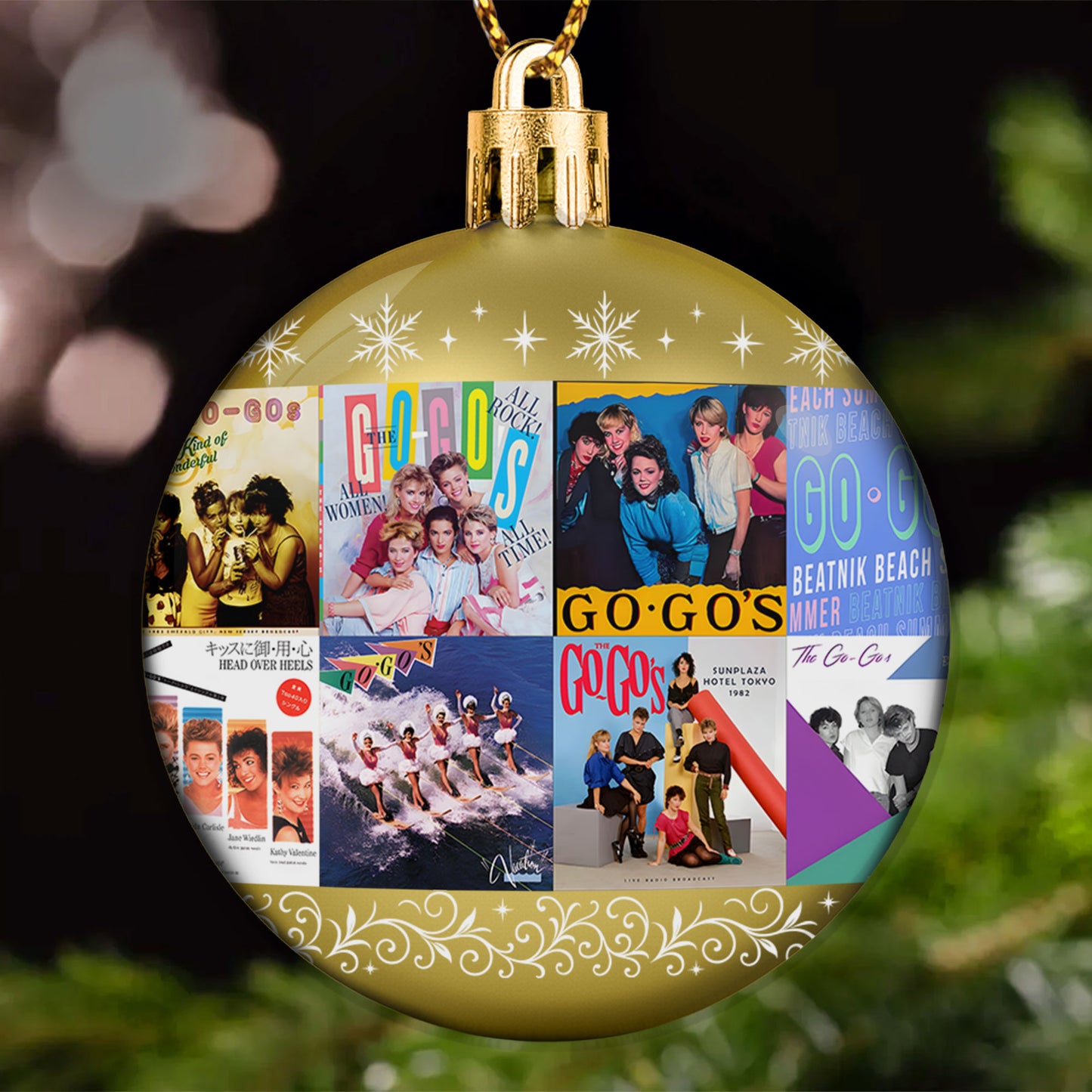 The Go-Go’s Ball Ornament – Pop Rock Trailblazers